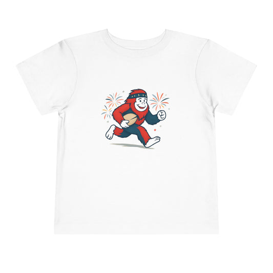 Patriotic Rugby Sasquatch - TODDLER T-Shirt