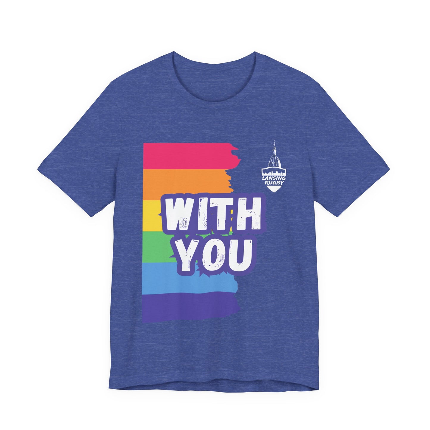 With You (Lansing Rugby ) - Unisex Jersey Short Sleeve Tee