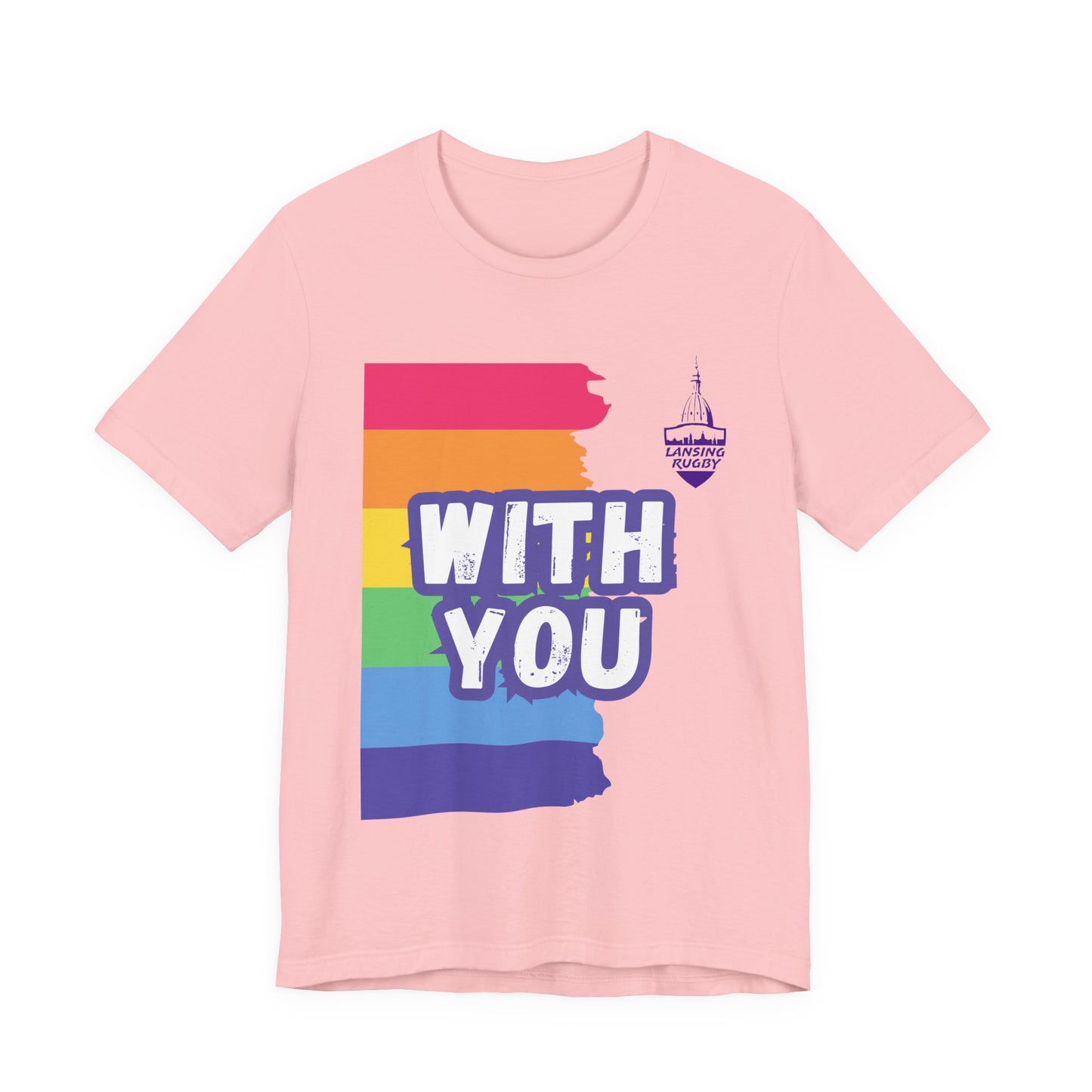 With You (Lansing Rugby ) - Unisex Jersey Short Sleeve Tee