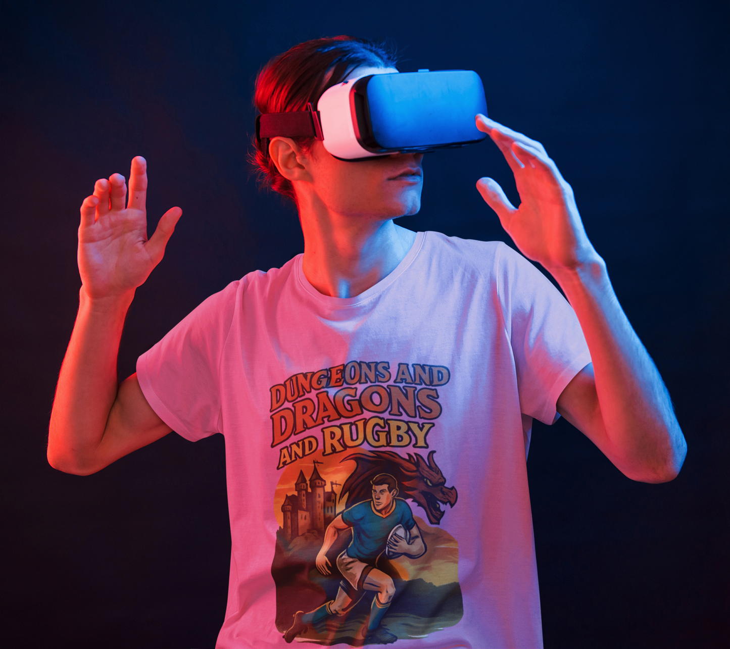 Dungeons and Dragons and Rugby Unisex T-Shirt