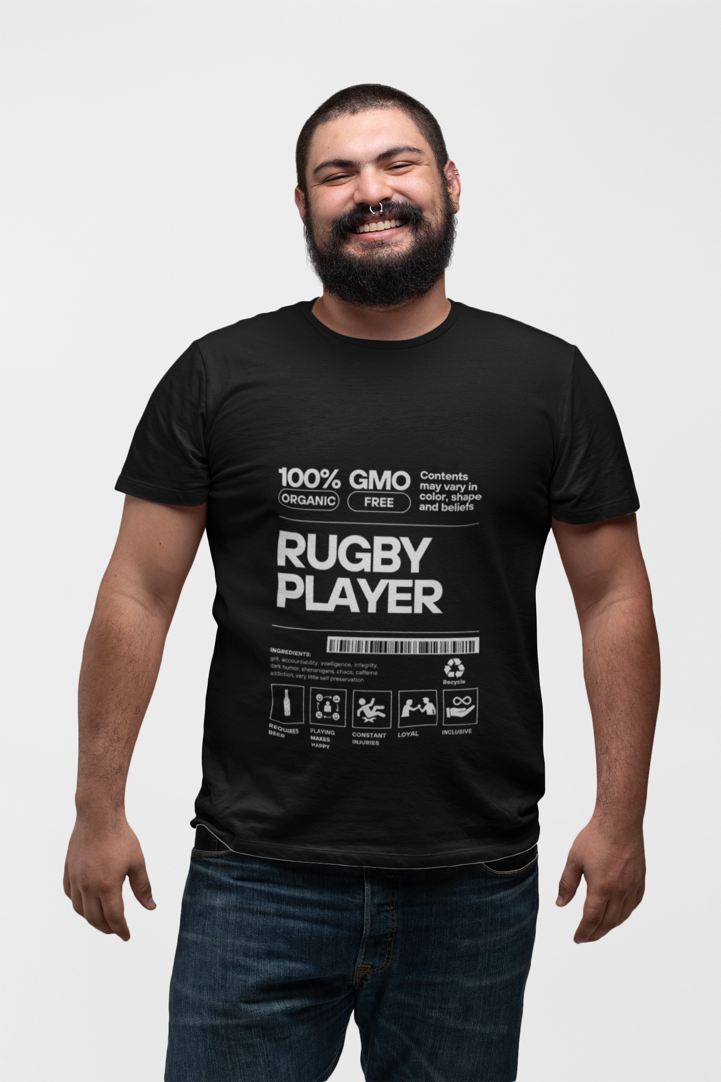 Generic Rugby Player - Unisex Softstyle T-Shirt