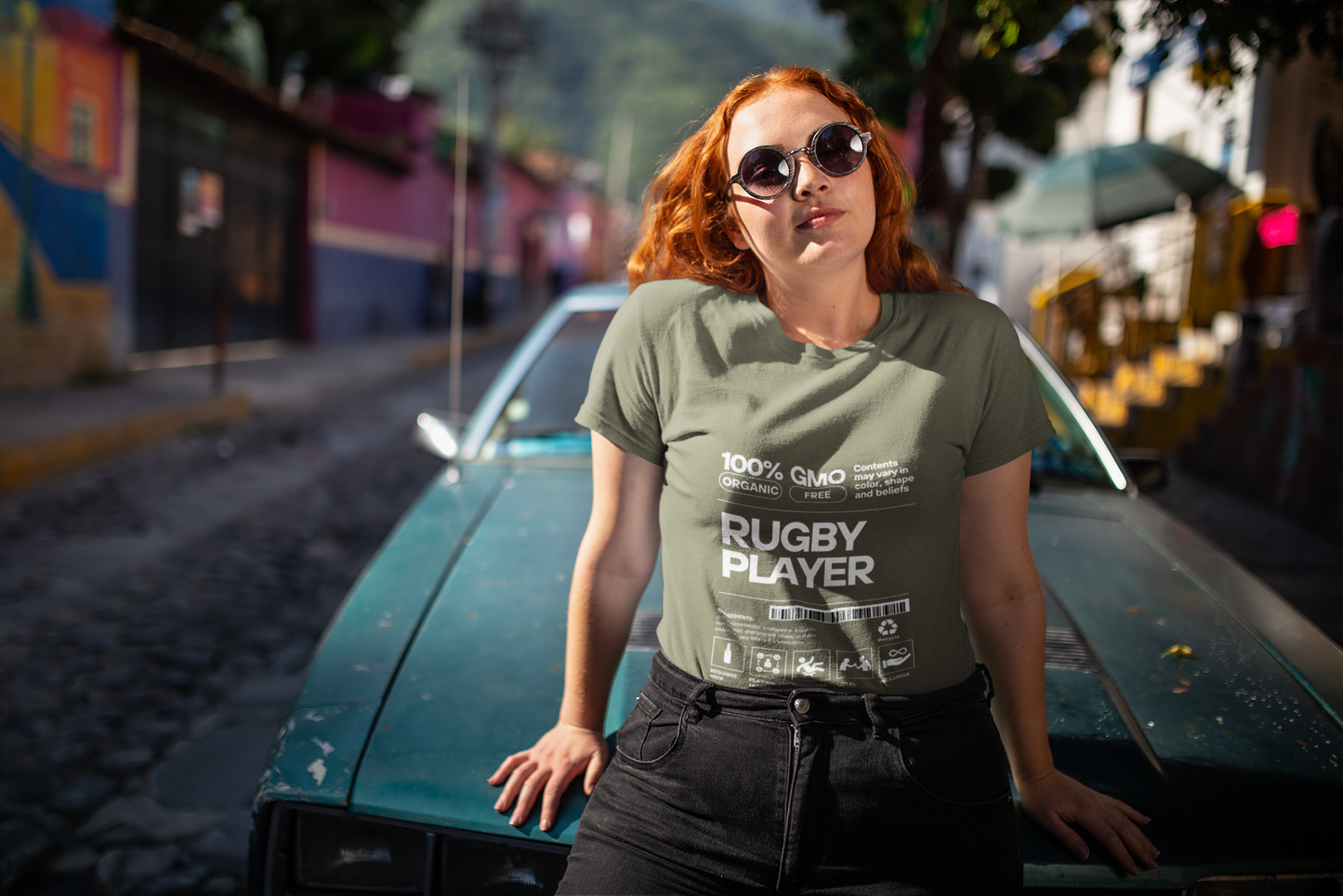 Generic Rugby Player - Unisex Softstyle T-Shirt