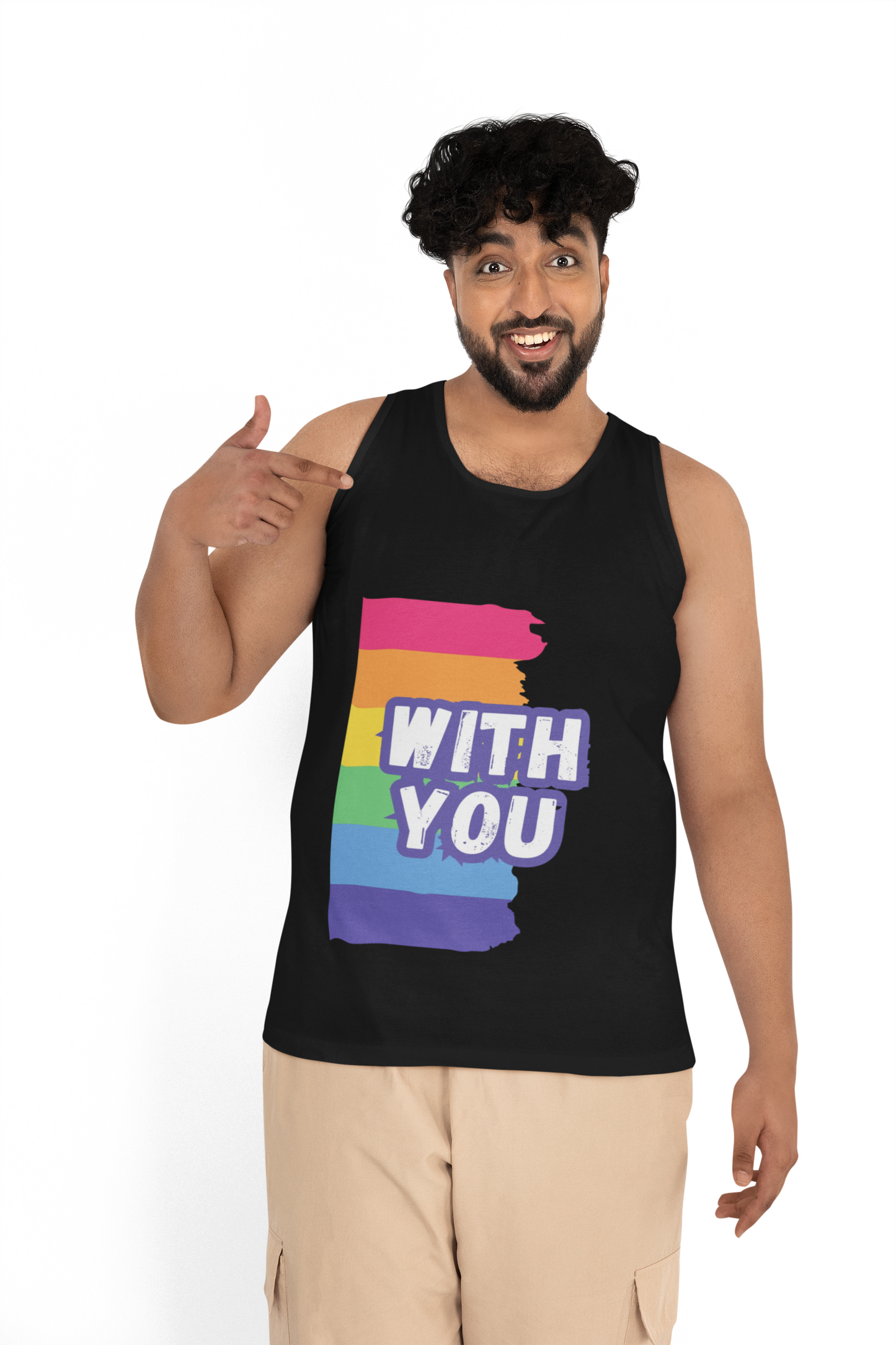 With You - Unisex Jersey Tank