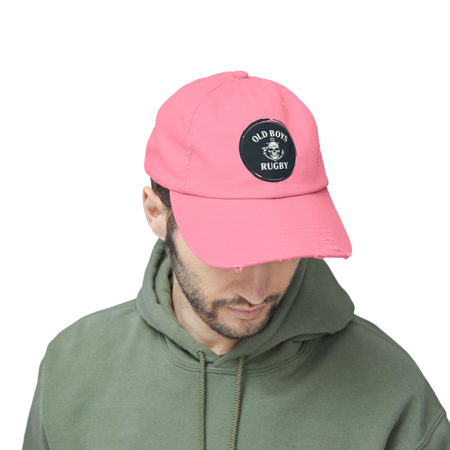 Old Boys Logo - Unisex Distressed Cap