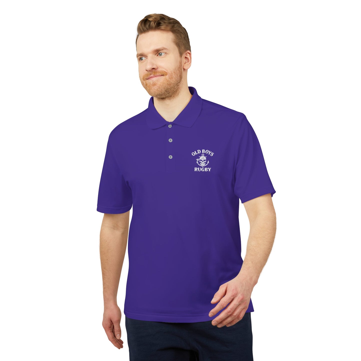 Old Boys Embroidered Adidas Unisex Performance Polo