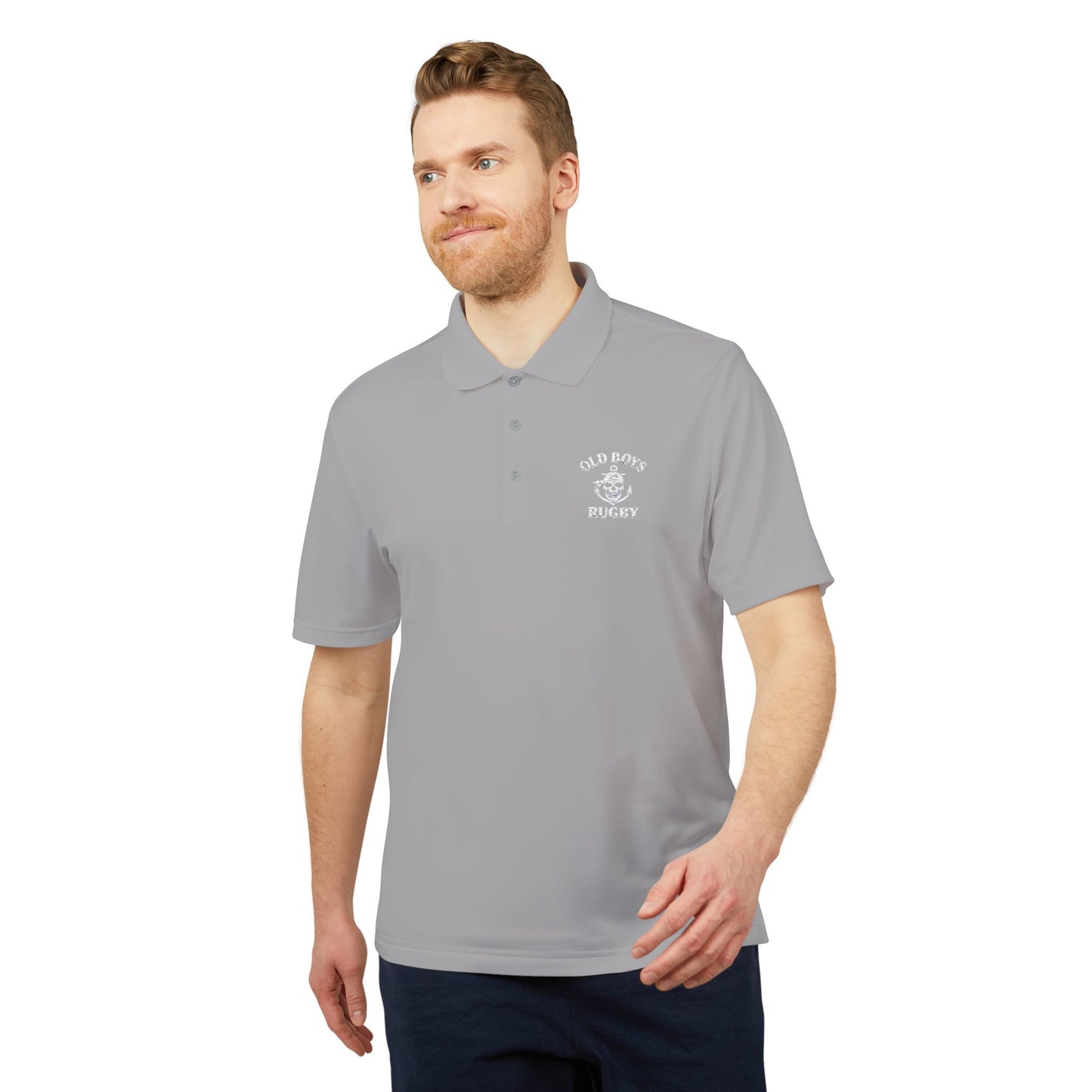 Old Boys Embroidered Adidas Unisex Performance Polo