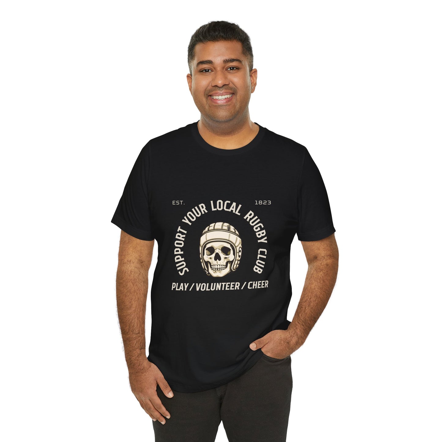 Support Your Local Rugby Club - Unisex Jersey Short Sleeve Tee