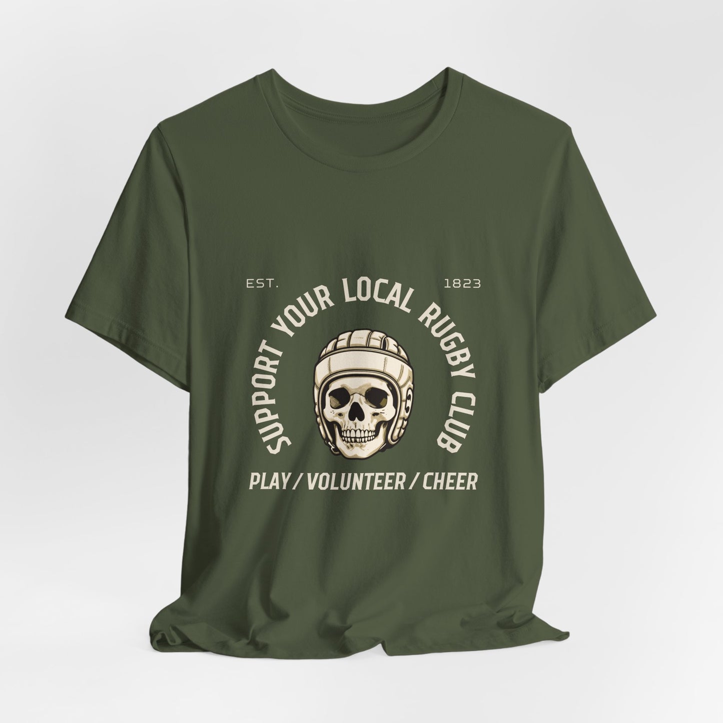 Support Your Local Rugby Club - Unisex Jersey Short Sleeve Tee