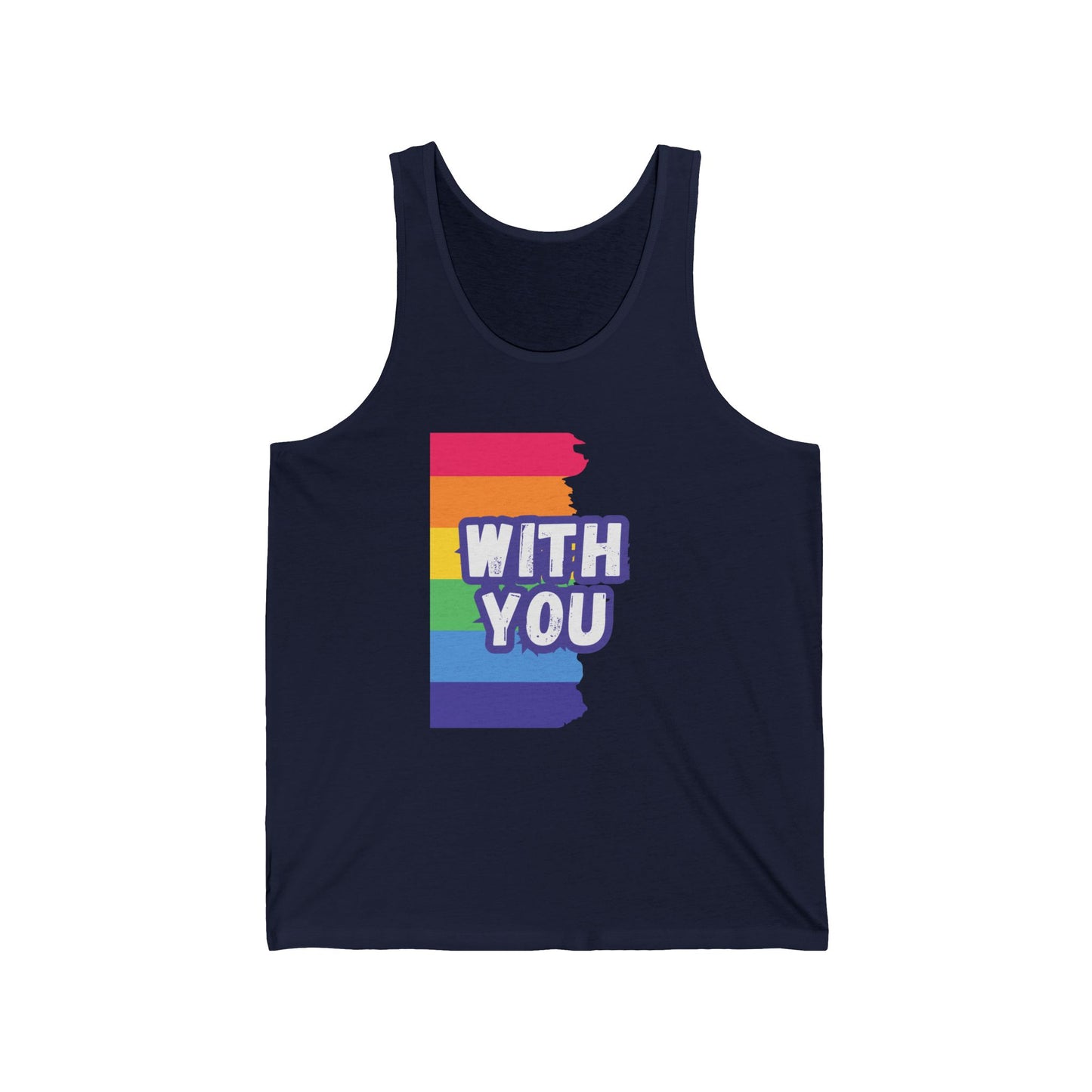 With You - Unisex Jersey Tank