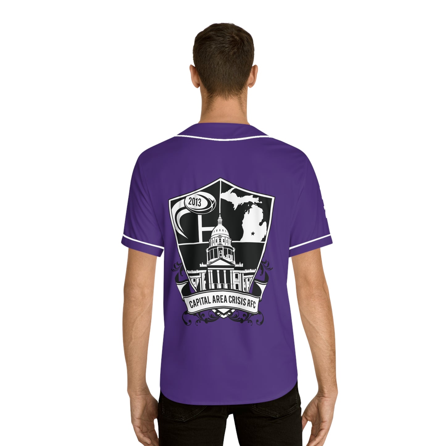 Lansing Rugby - Men's Baseball Jersey