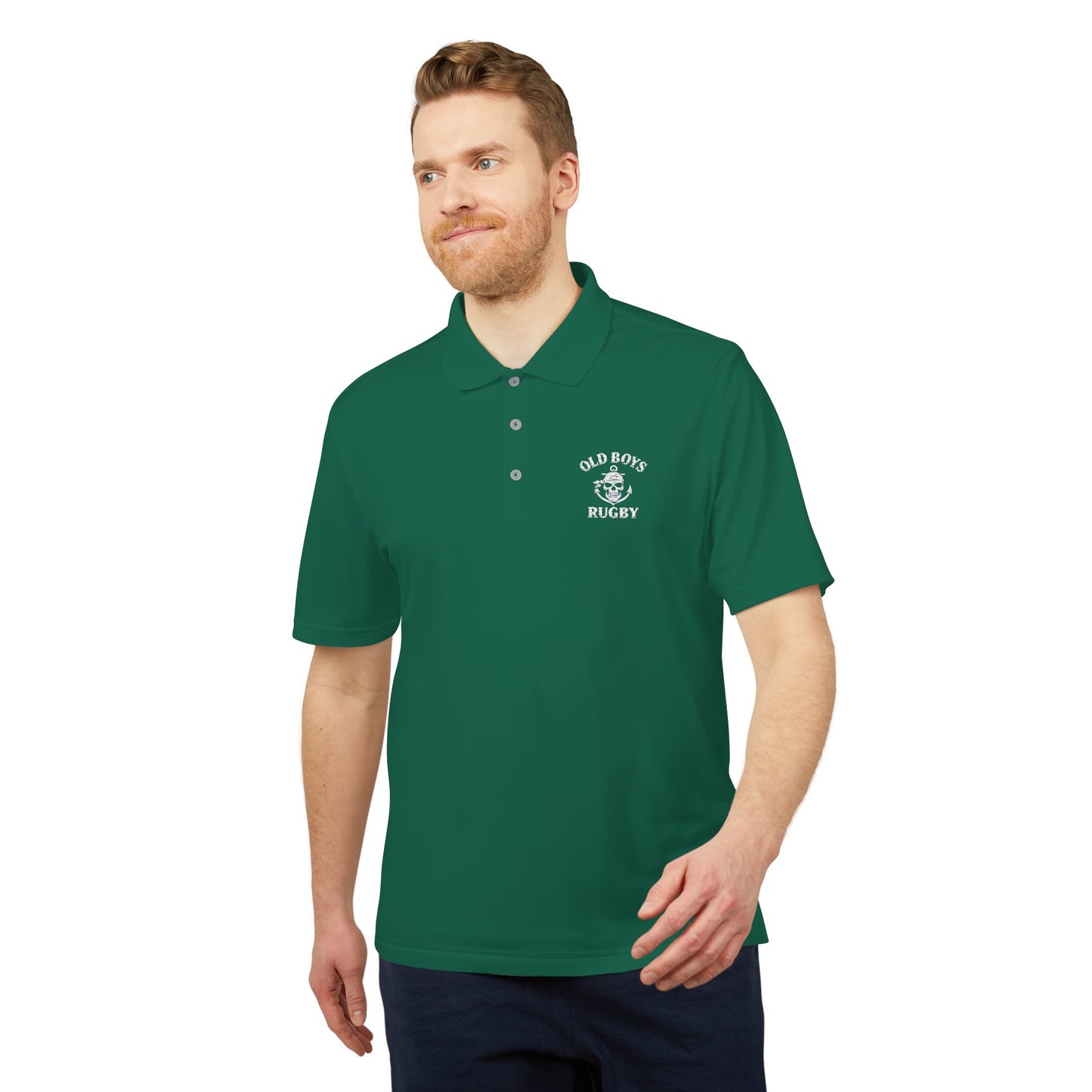 Old Boys Embroidered Adidas Unisex Performance Polo