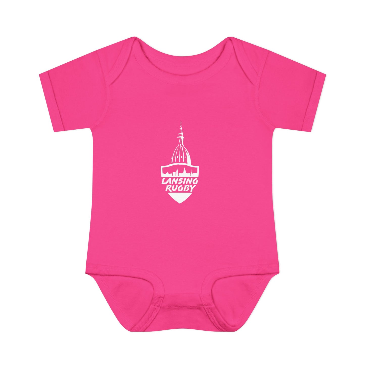 Lansing Rugby "I'm Told I Like Rugby" - Infant Baby Rib Bodysuit