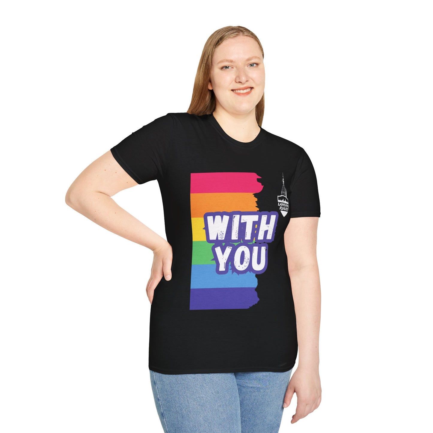 Lansing Rugby Pride - Unisex Softstyle T-Shirt