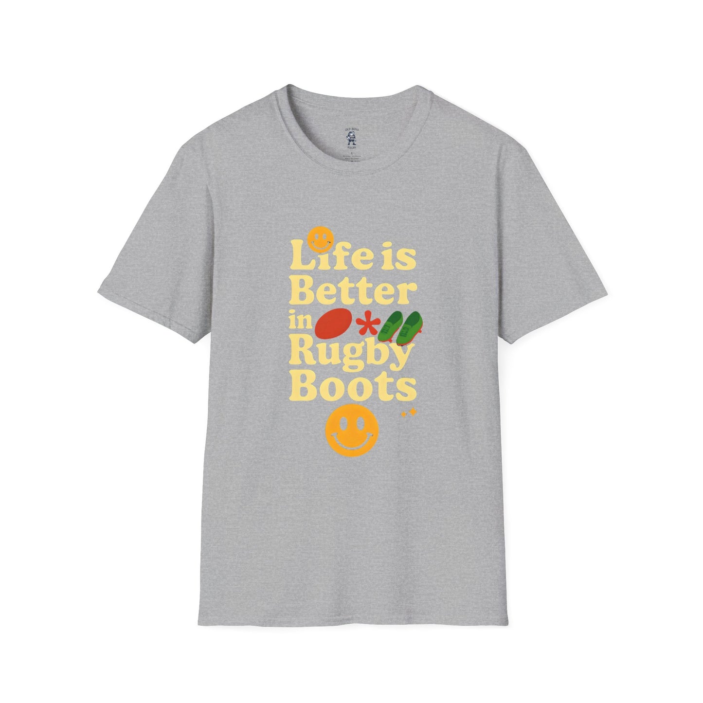 Life is Better in Rugby Boots Unisex T-Shirt