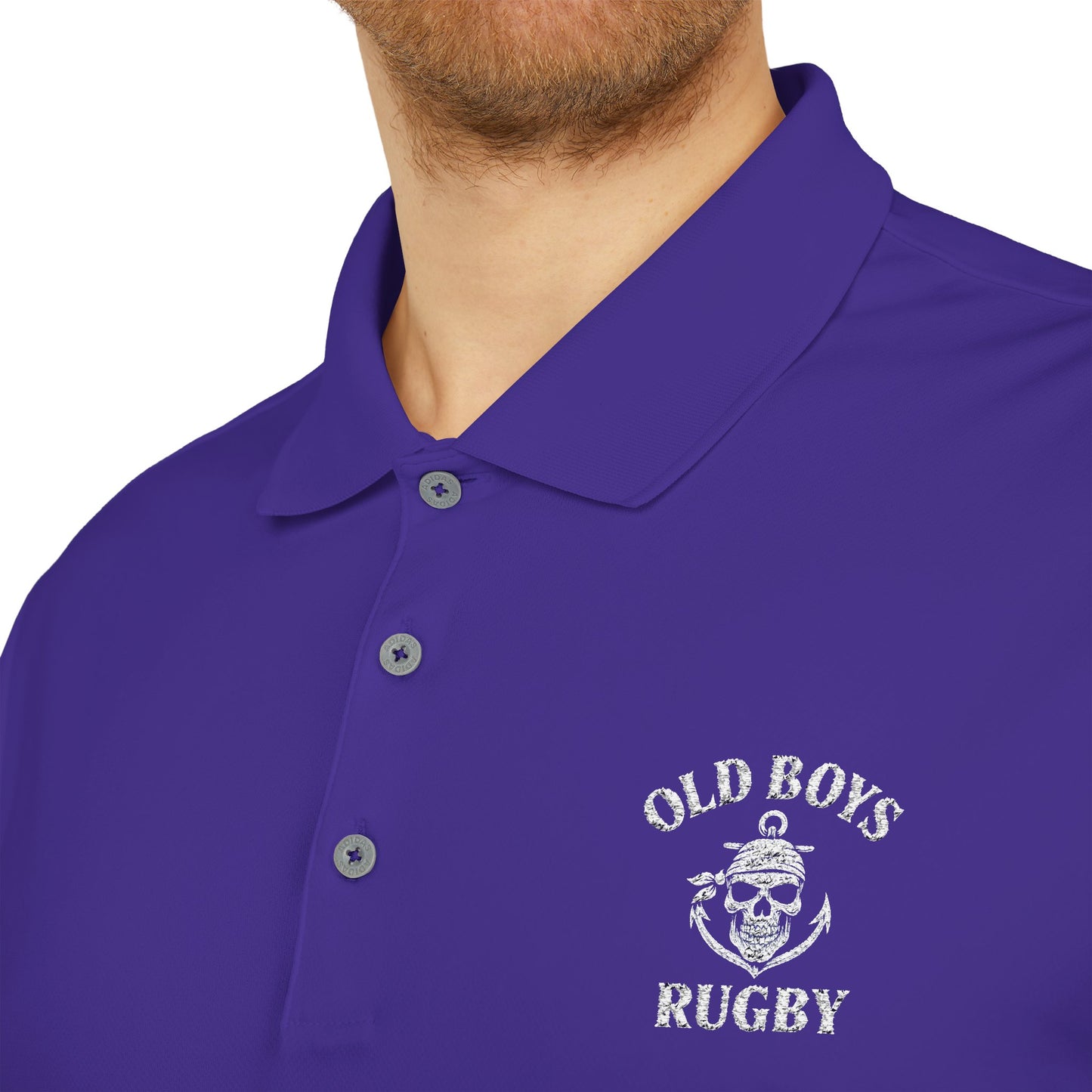 Old Boys Embroidered Adidas Unisex Performance Polo