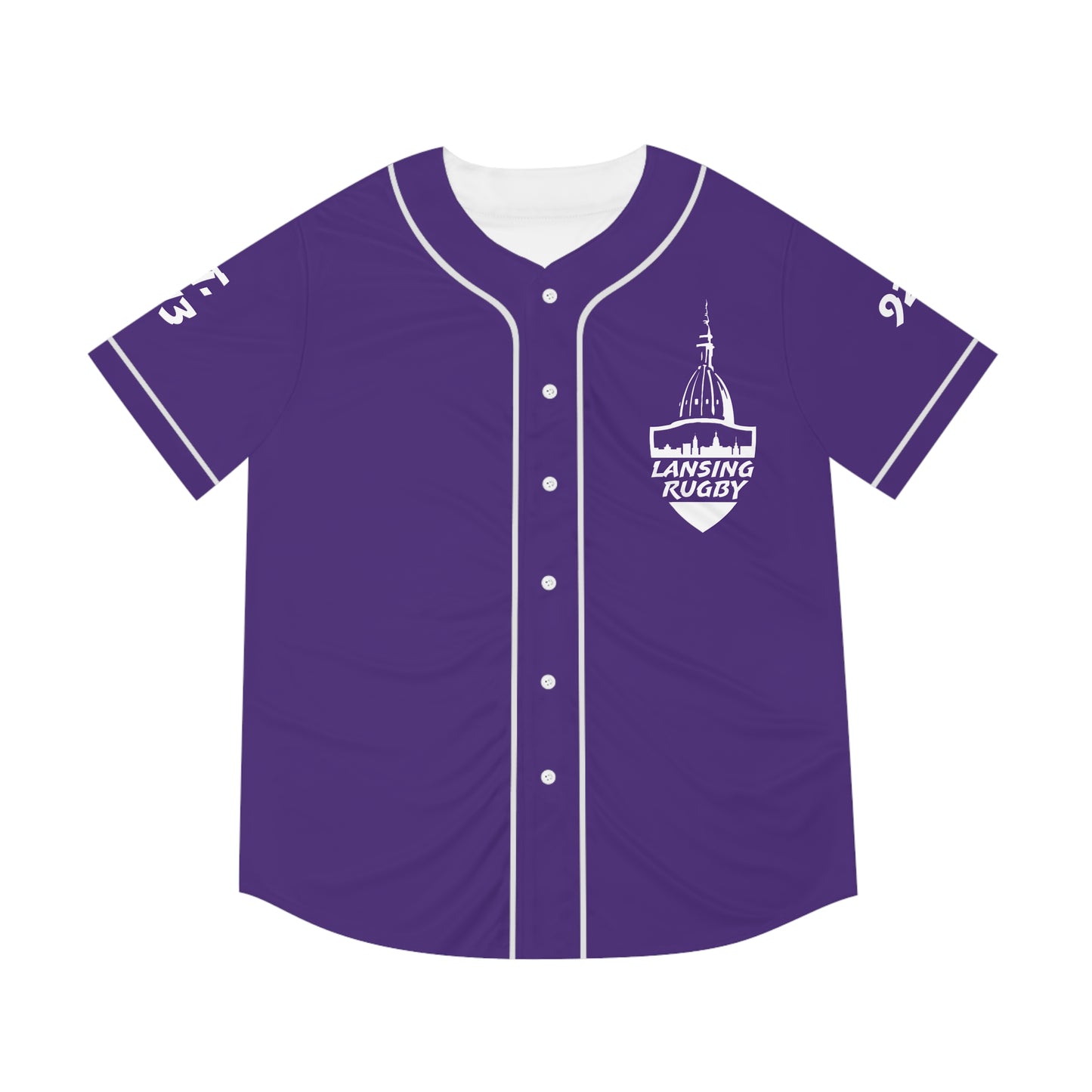 Lansing Rugby - Men's Baseball Jersey