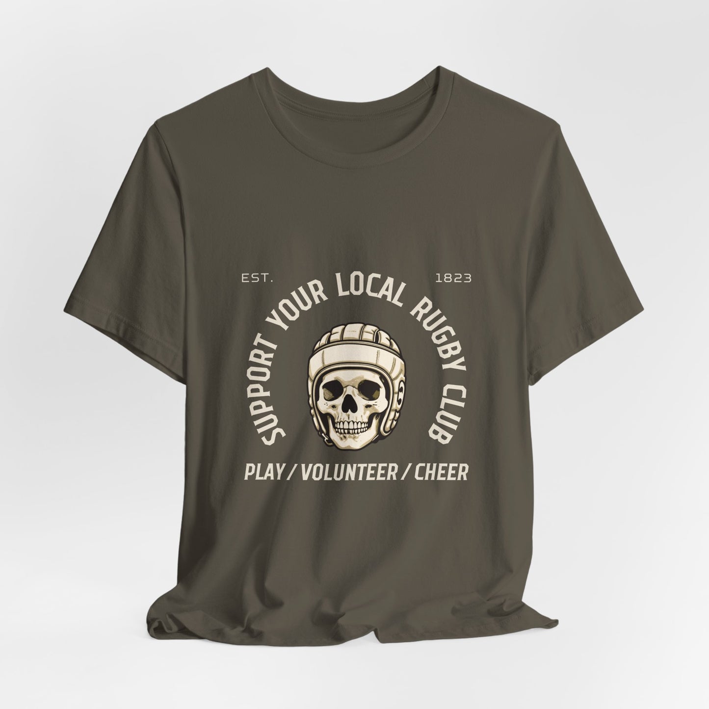 Support Your Local Rugby Club - Unisex Jersey Short Sleeve Tee