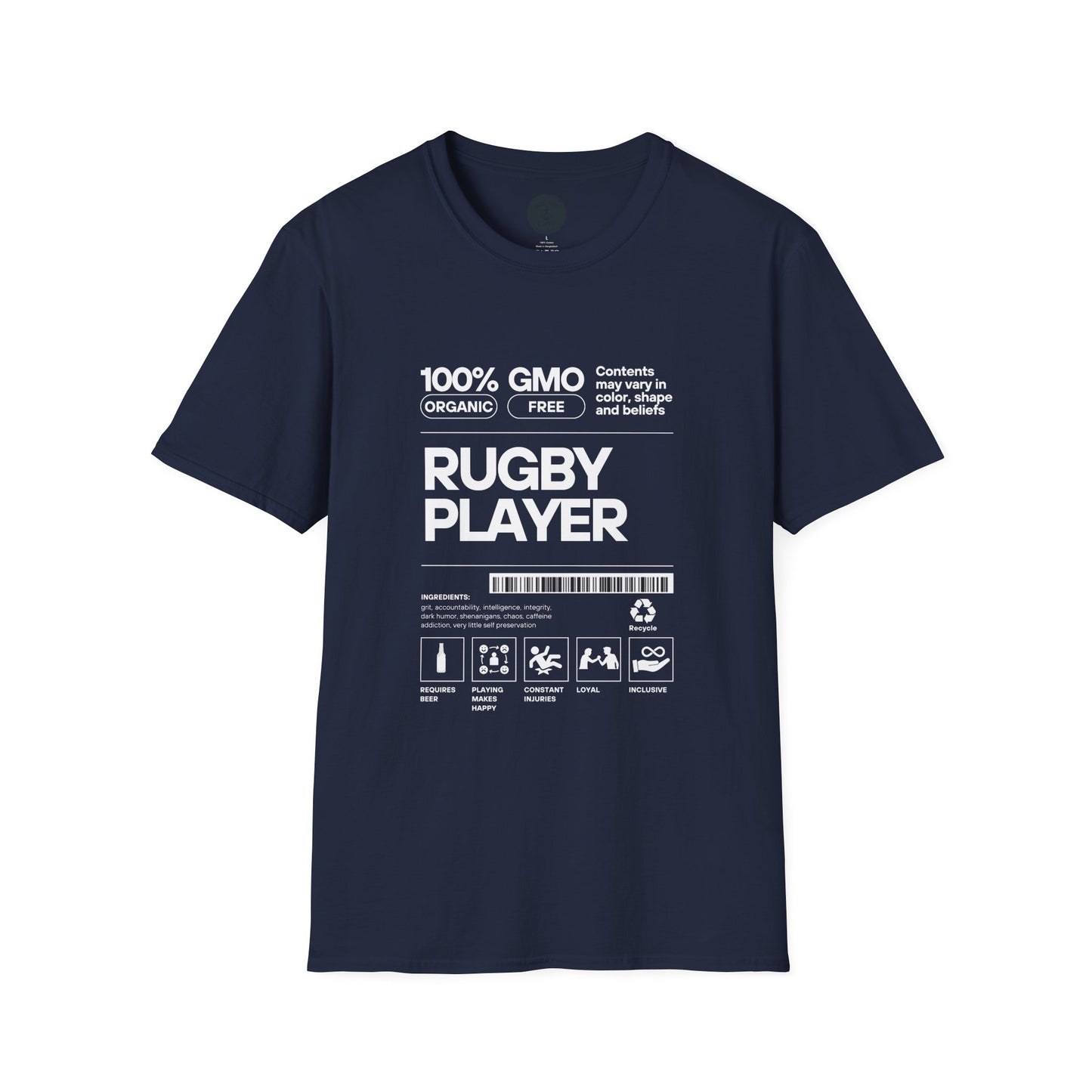Generic Rugby Player - Unisex Softstyle T-Shirt
