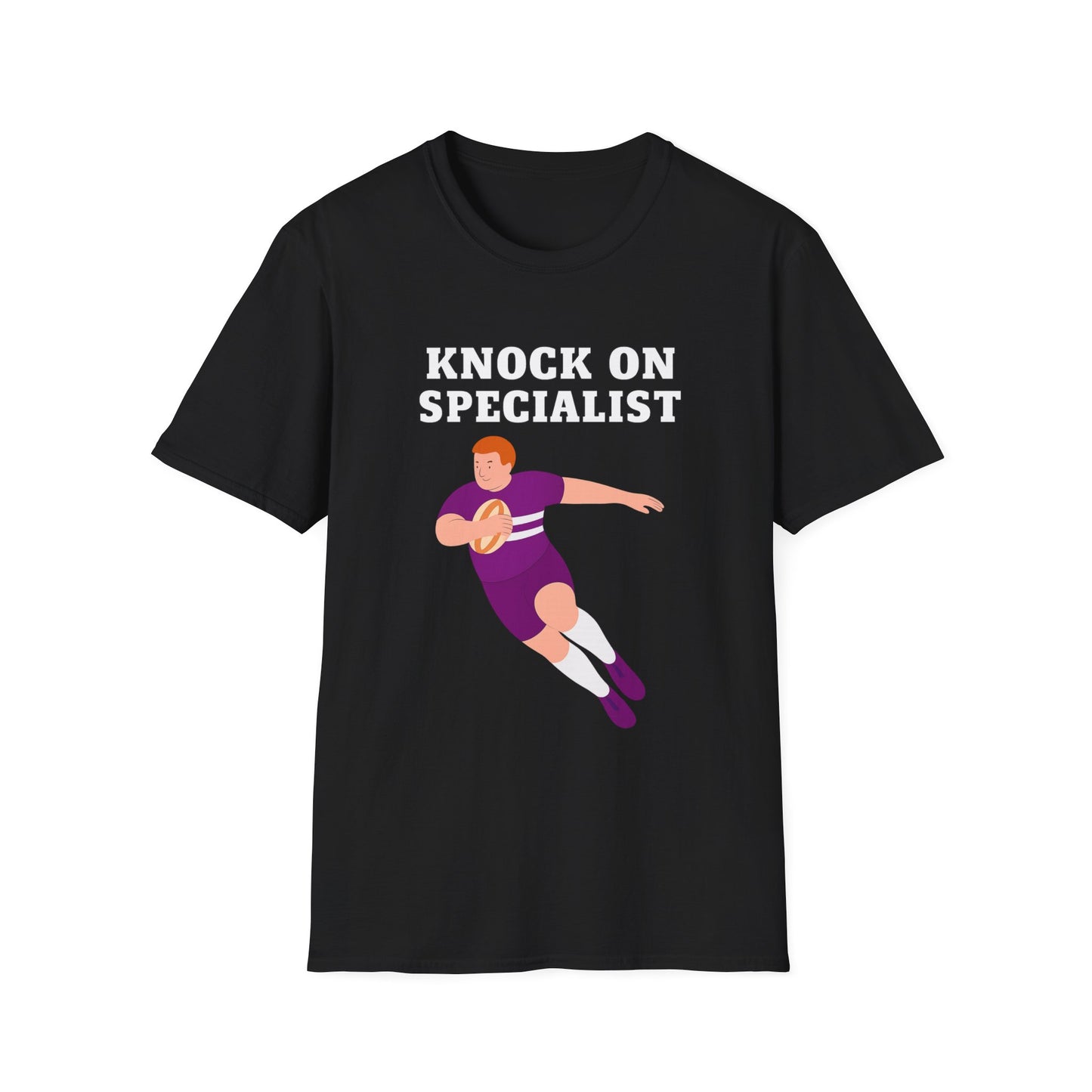 Knock On Specialist - Unisex Softstyle T-Shirt