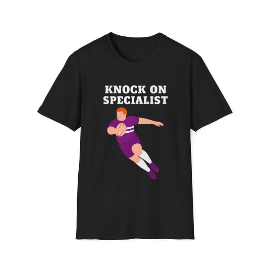 Knock On Specialist - Unisex Softstyle T-Shirt