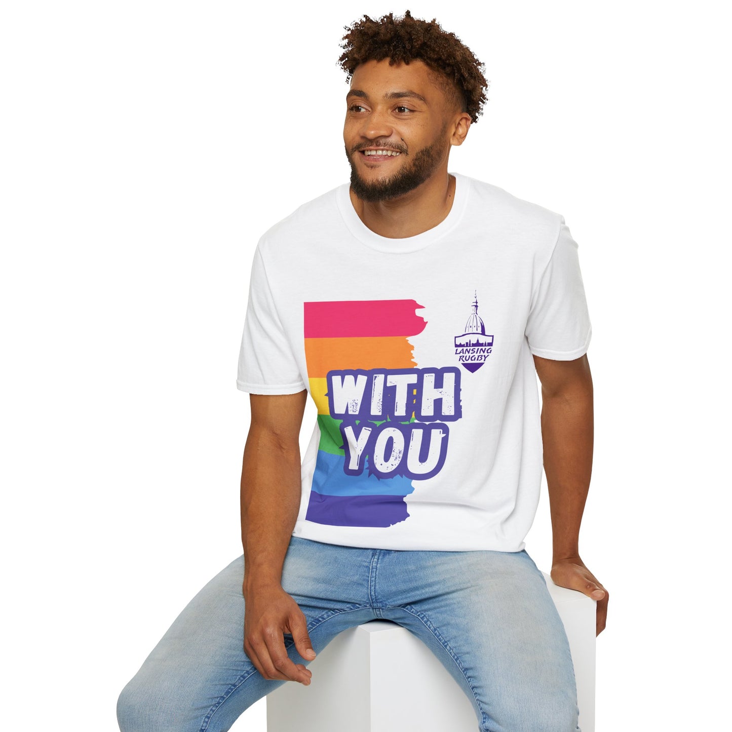 Lansing Rugby Pride - Unisex Softstyle T-Shirt