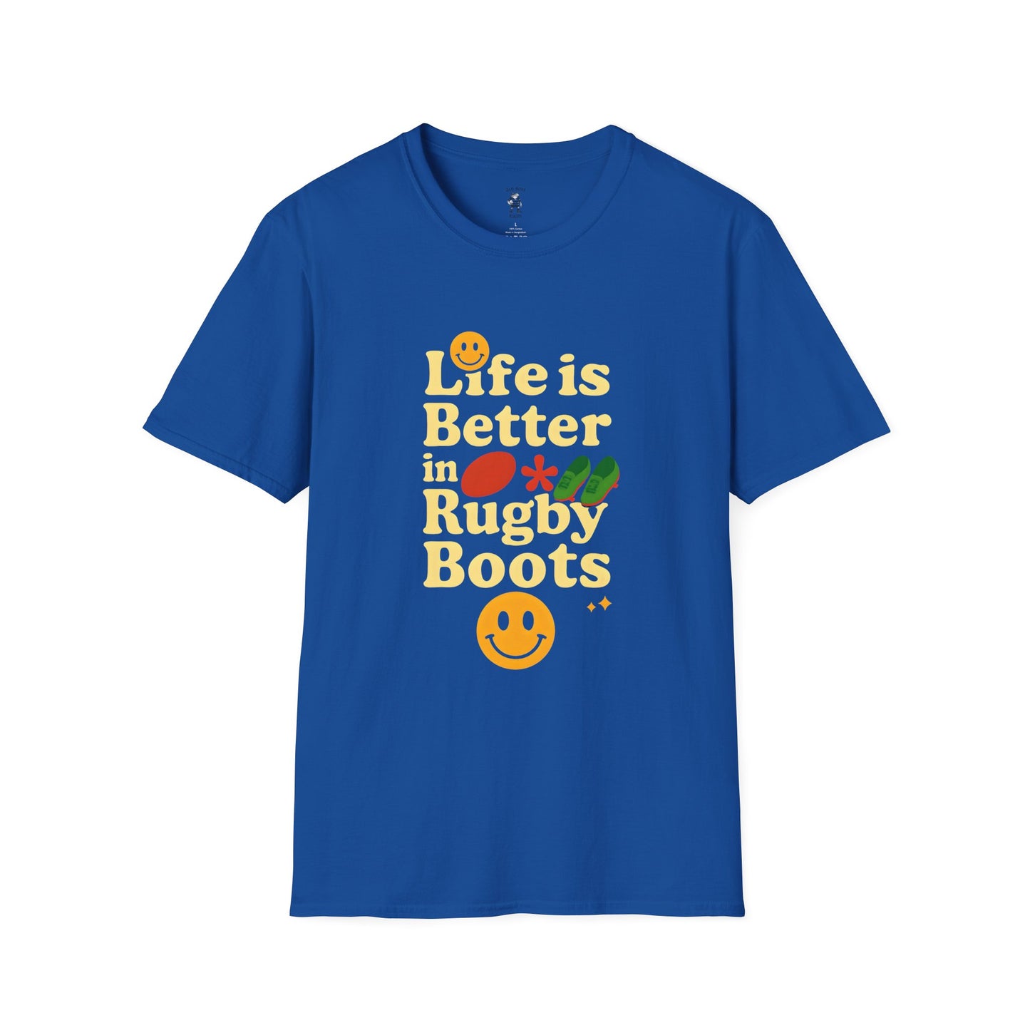 Life is Better in Rugby Boots Unisex T-Shirt