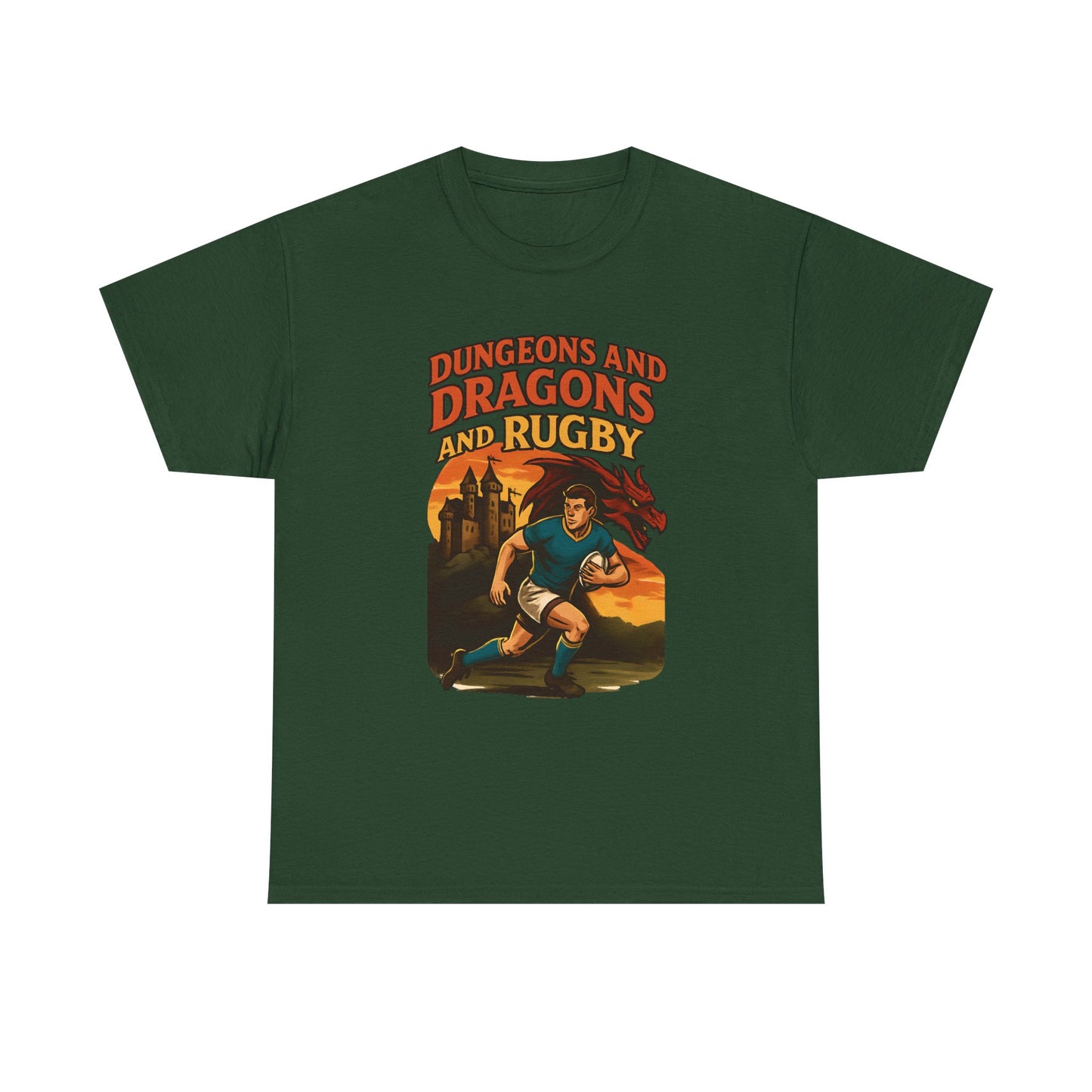 Dungeons and Dragons and Rugby Unisex T-Shirt