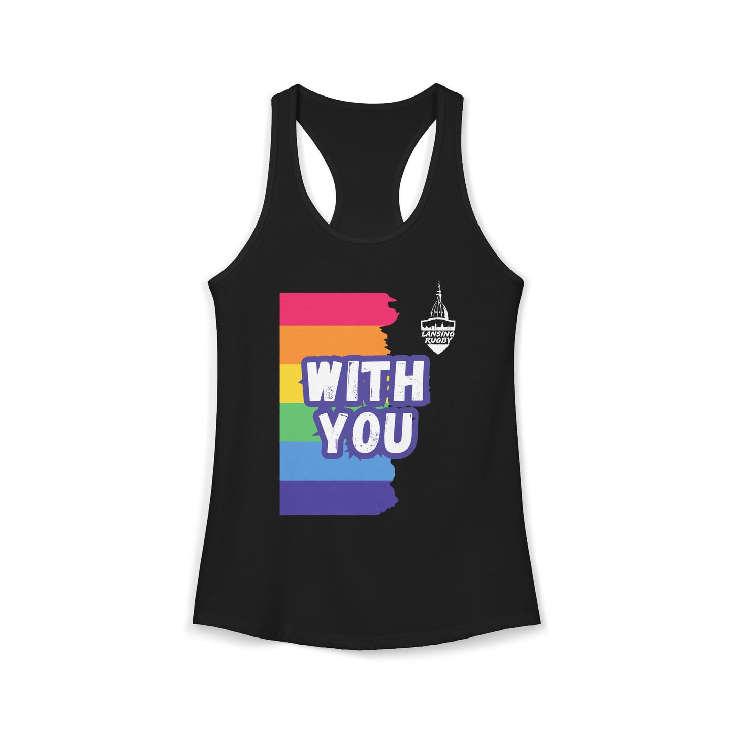 Lansing Rugby Pride - Women's Ideal Racerback Tank