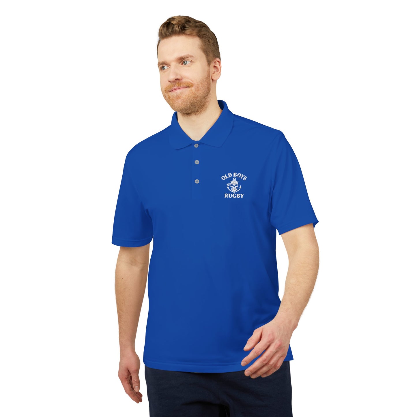 Old Boys Embroidered Adidas Unisex Performance Polo