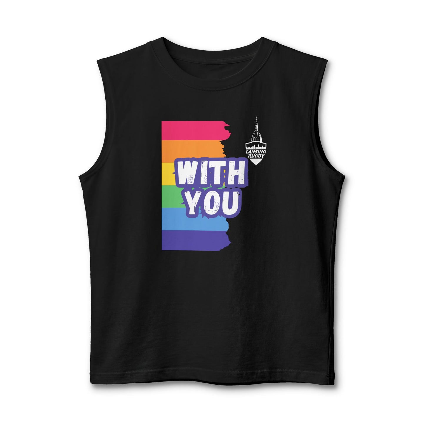 Lansing Rugby Pride - Unisex Jersey Muscle Tank